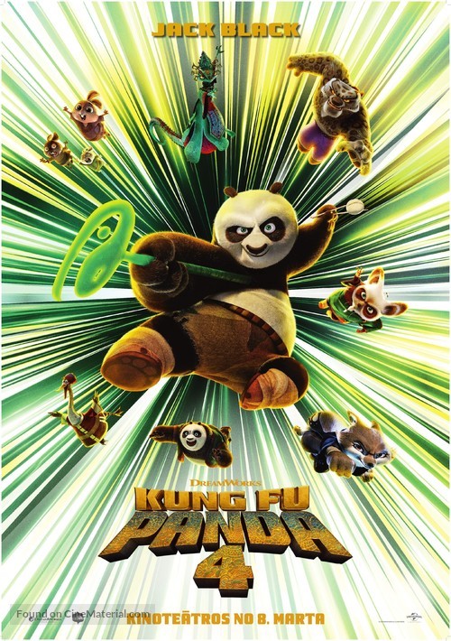 Kung Fu Panda 4 - Latvian Movie Poster