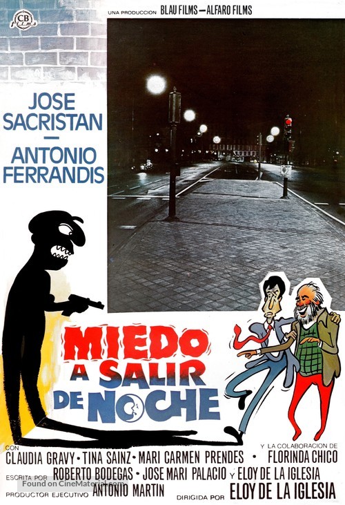 Miedo a salir de noche - Spanish Movie Poster