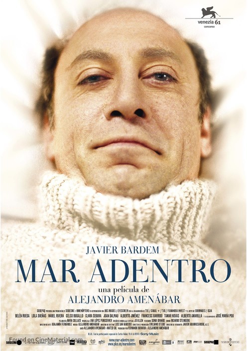 Mar adentro - Spanish Movie Poster