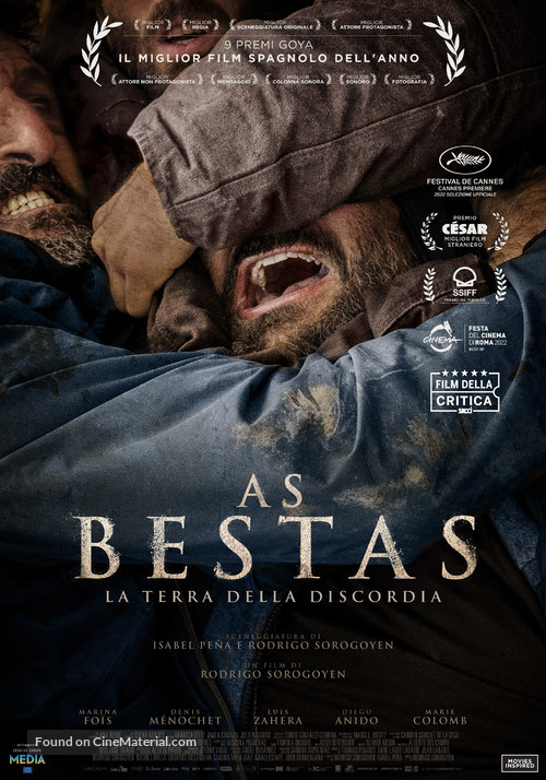 As bestas - Italian Movie Poster