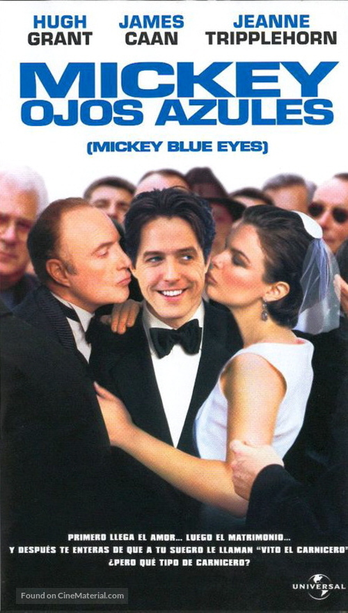 Mickey Blue Eyes - Spanish VHS movie cover