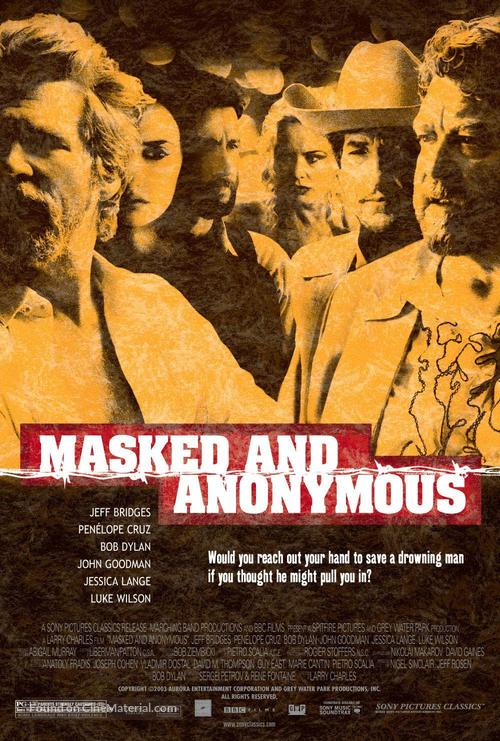 Masked And Anonymous - Movie Poster