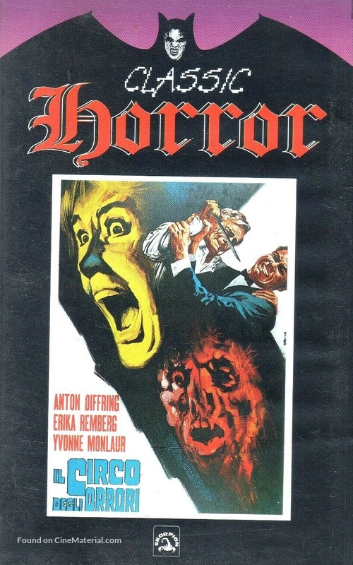 Circus of Horrors - Italian VHS movie cover