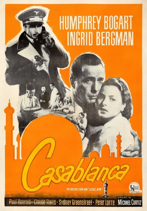 Casablanca - Brazilian Re-release movie poster