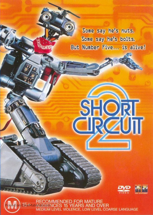 Short Circuit 2 (1988) Australian dvd movie cover