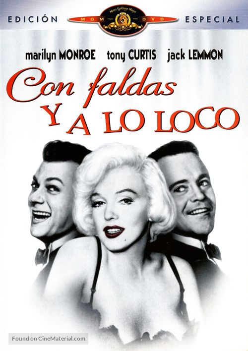 Some Like It Hot - Spanish DVD movie cover