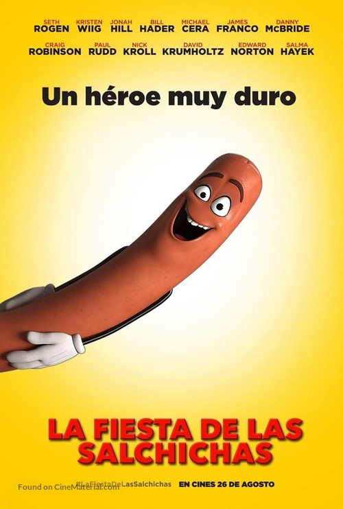 Sausage Party - Spanish Movie Poster