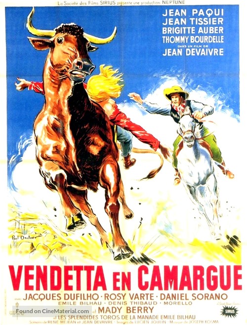 Vendetta en Camargue - French Movie Poster