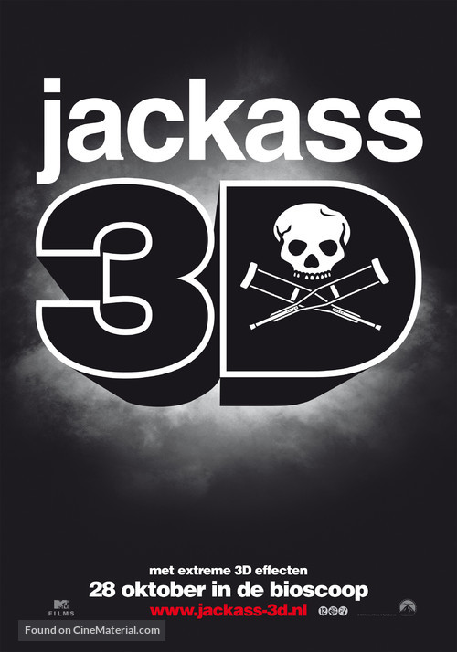 Jackass 3D - Dutch Movie Poster