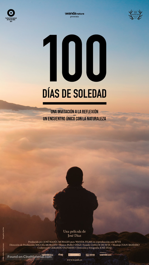 100 d&iacute;as de soledad - Spanish Movie Poster