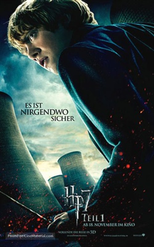 Harry Potter and the Deathly Hallows - Part 1 - German Movie Poster