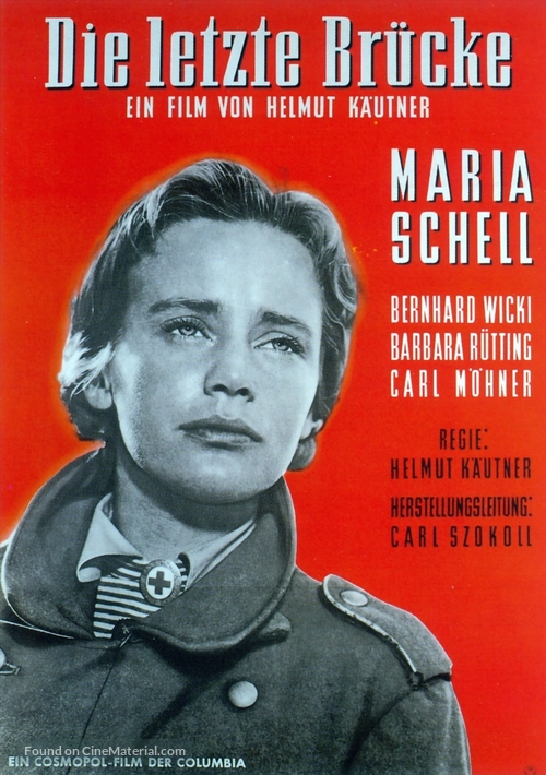 Die letzte Br&uuml;cke - German Movie Poster