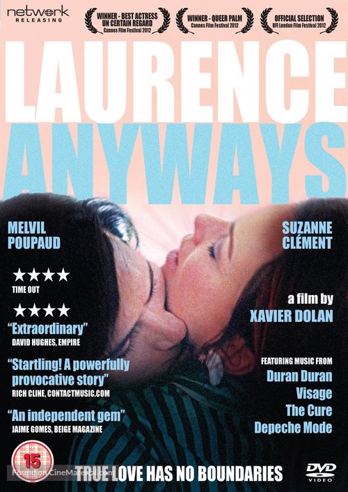 Laurence Anyways - British DVD movie cover
