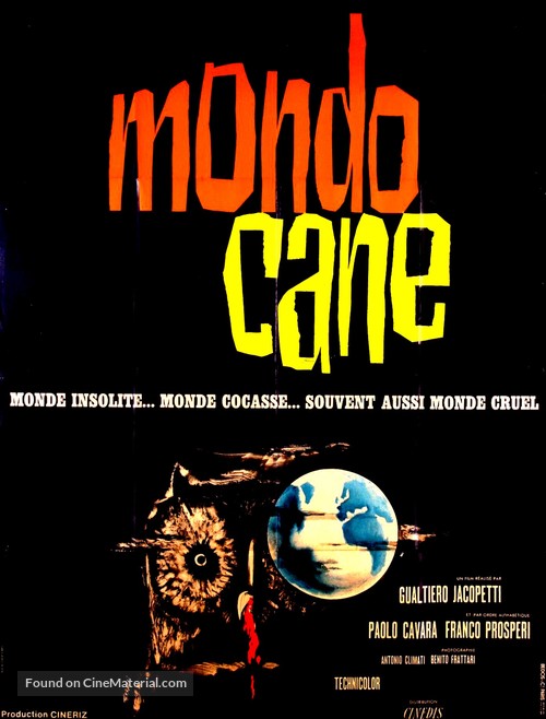 Mondo cane - French Movie Poster