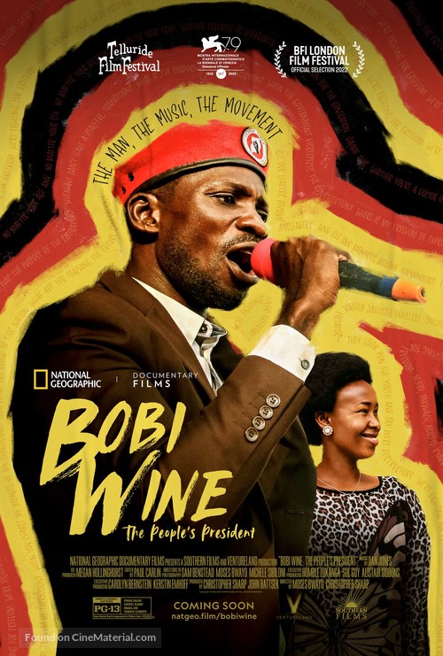 Bobi Wine Ghetto President - British Movie Poster