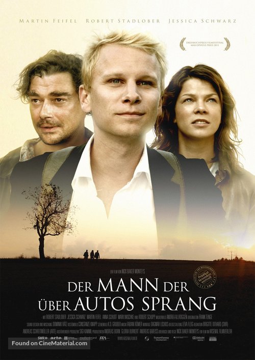 Der Mann der &uuml;ber Autos sprang - German Movie Poster