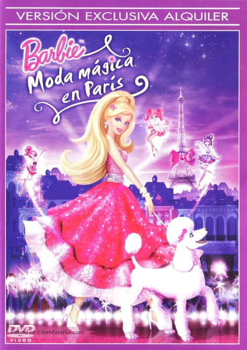 Barbie: A Fashion Fairytale - Spanish DVD movie cover