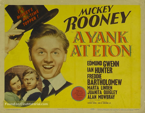 A Yank at Eton - Movie Poster