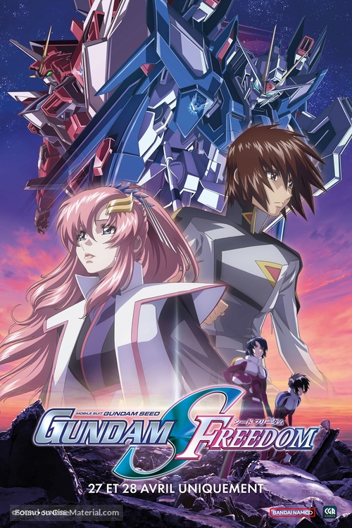 Kid&ocirc; Senshi Gundam Seed Freedom - French Movie Poster