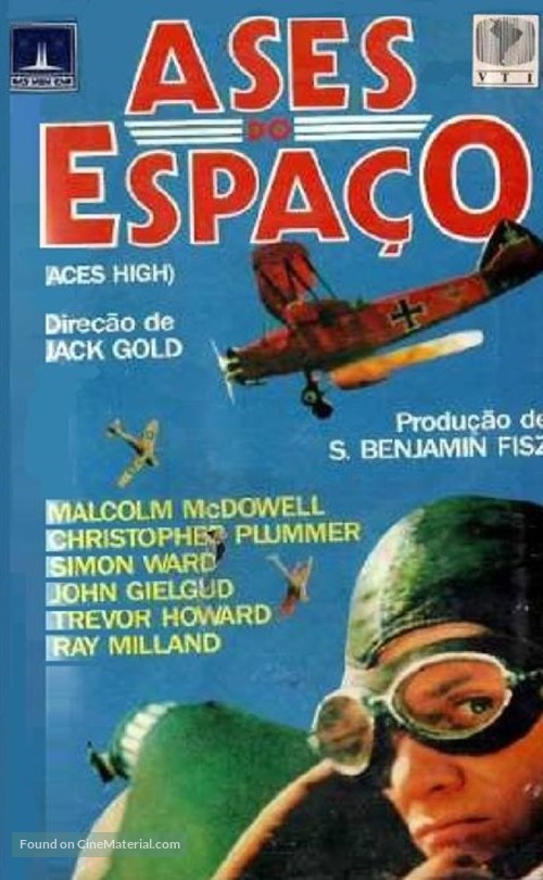 Aces High - Brazilian VHS movie cover