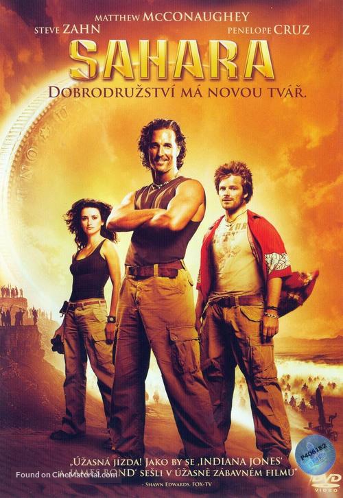 Sahara - Czech DVD movie cover