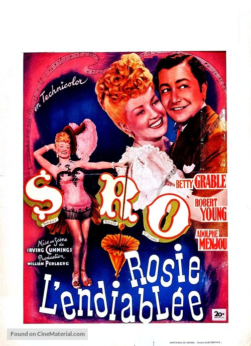 Sweet Rosie O&#039;Grady - Belgian Movie Poster