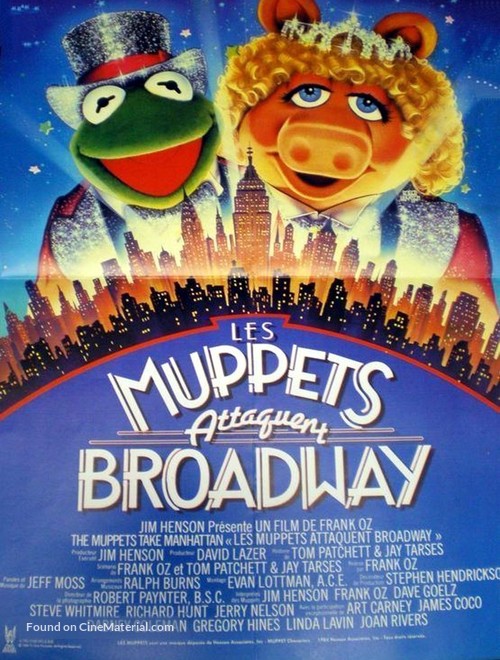 The Muppets Take Manhattan - French Movie Poster
