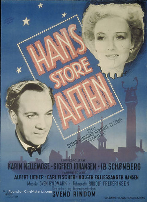 Hans store aften - Danish Movie Poster