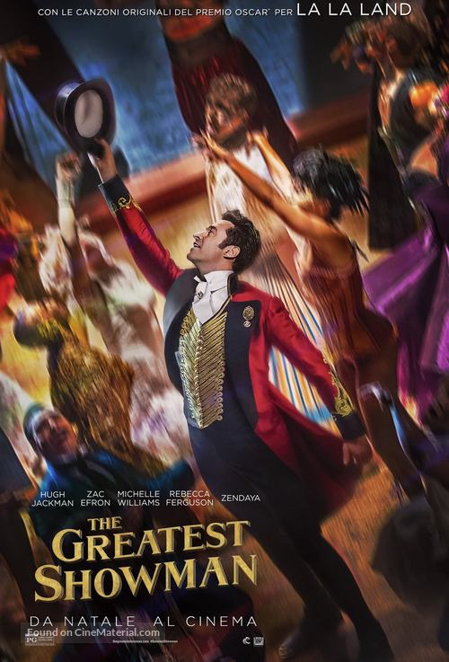 The Greatest Showman - Italian Movie Poster
