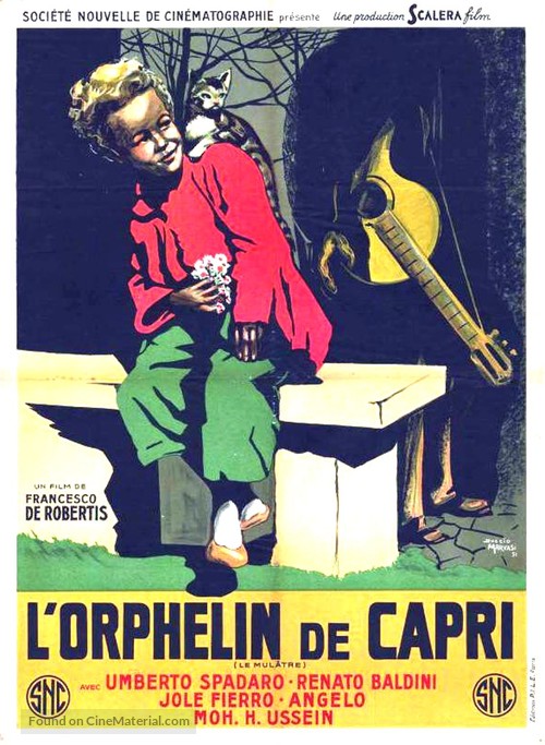 Il mulatto - French Movie Poster