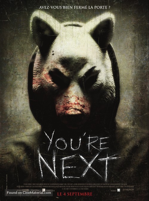 You&#039;re Next - French Movie Poster