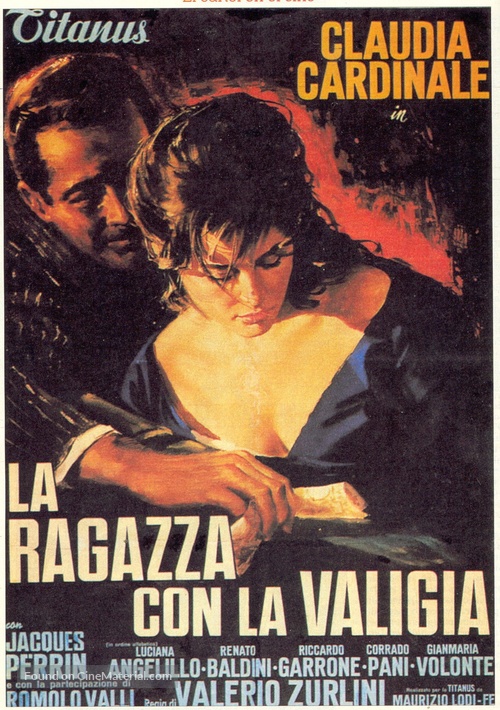 La ragazza con la valigia - Italian Movie Poster