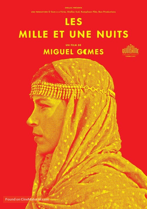 As Mil e Uma Noites: Volume 1, O Inquieto - French Movie Poster