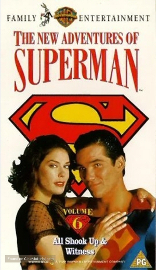 &quot;Lois &amp; Clark: The New Adventures of Superman&quot; - British VHS movie cover