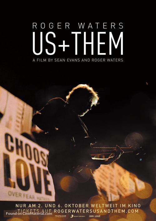 Roger Waters: Us + Them - German Movie Poster