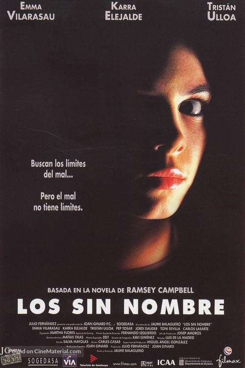 Los sin nombre - Spanish Movie Poster
