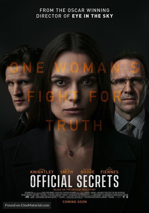 Official Secrets - Dutch Movie Poster