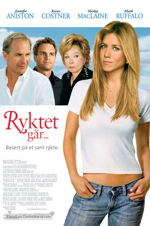 Rumor Has It... - Norwegian Movie Poster
