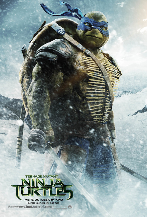 Teenage Mutant Ninja Turtles - German Movie Poster