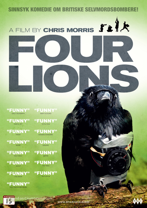Four Lions - Norwegian DVD movie cover