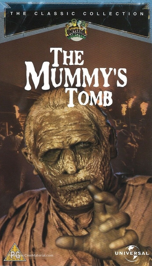 The Mummy&#039;s Tomb - British VHS movie cover