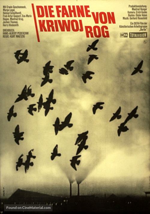 Die Fahne von Kriwoj Rog - German Movie Poster