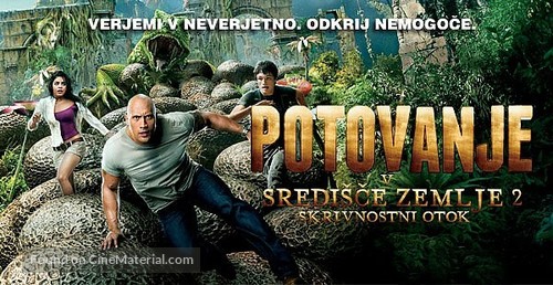 Journey 2: The Mysterious Island - Slovenian Movie Poster