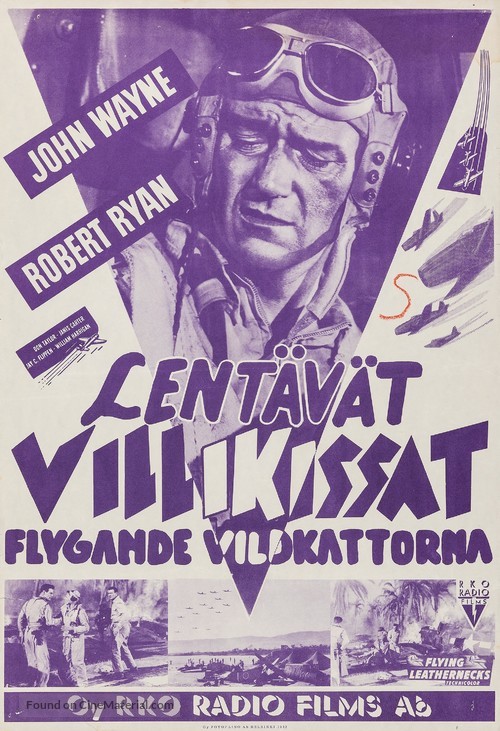 Flying Leathernecks - Finnish Movie Poster
