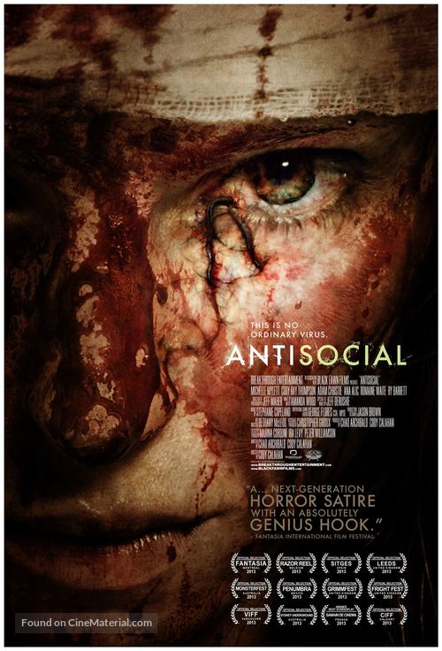 Antisocial - Canadian Movie Poster