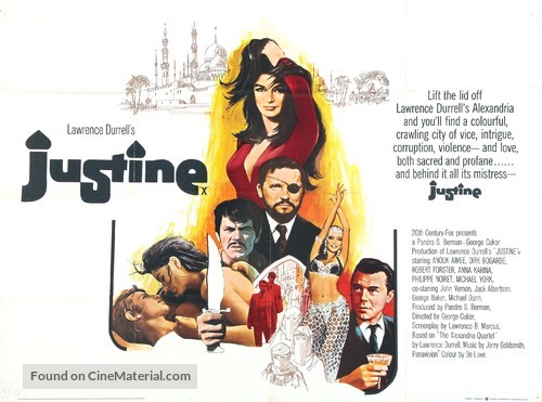 Justine - British Movie Poster