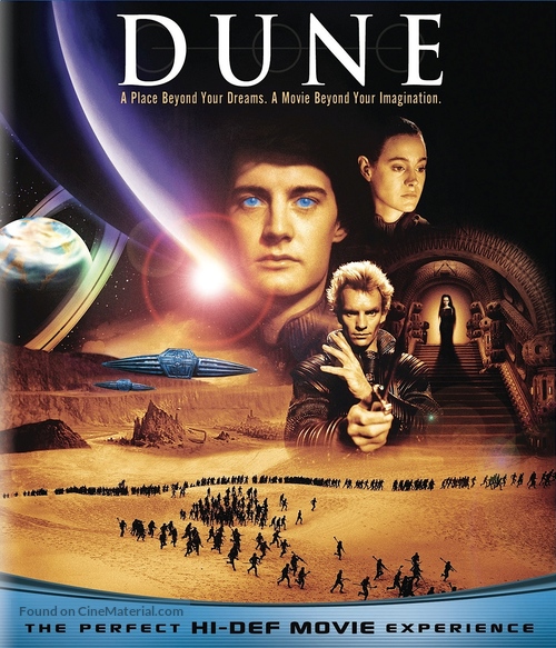 Dune - Blu-Ray movie cover