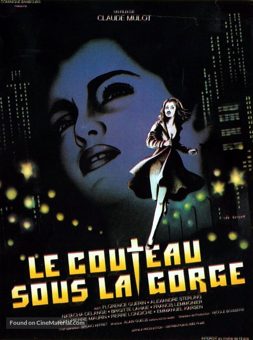 Le couteau sous la gorge - French Movie Poster