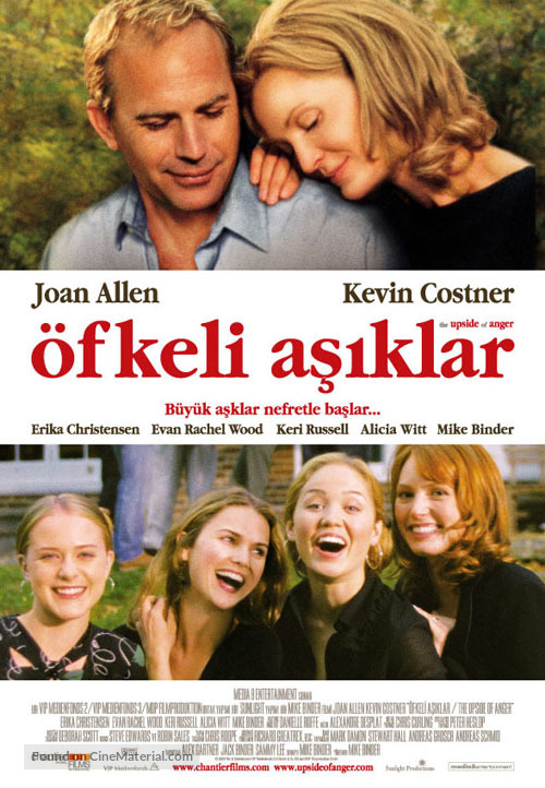 The Upside of Anger - Turkish Movie Poster