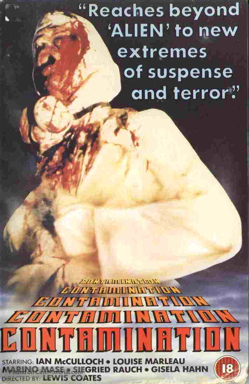 Contamination - British Movie Cover